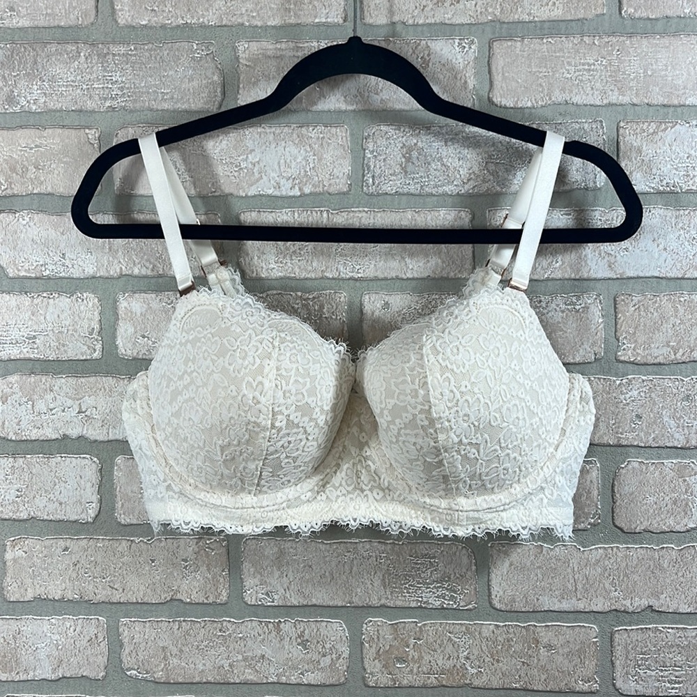 Aerie Cream Lace Bra